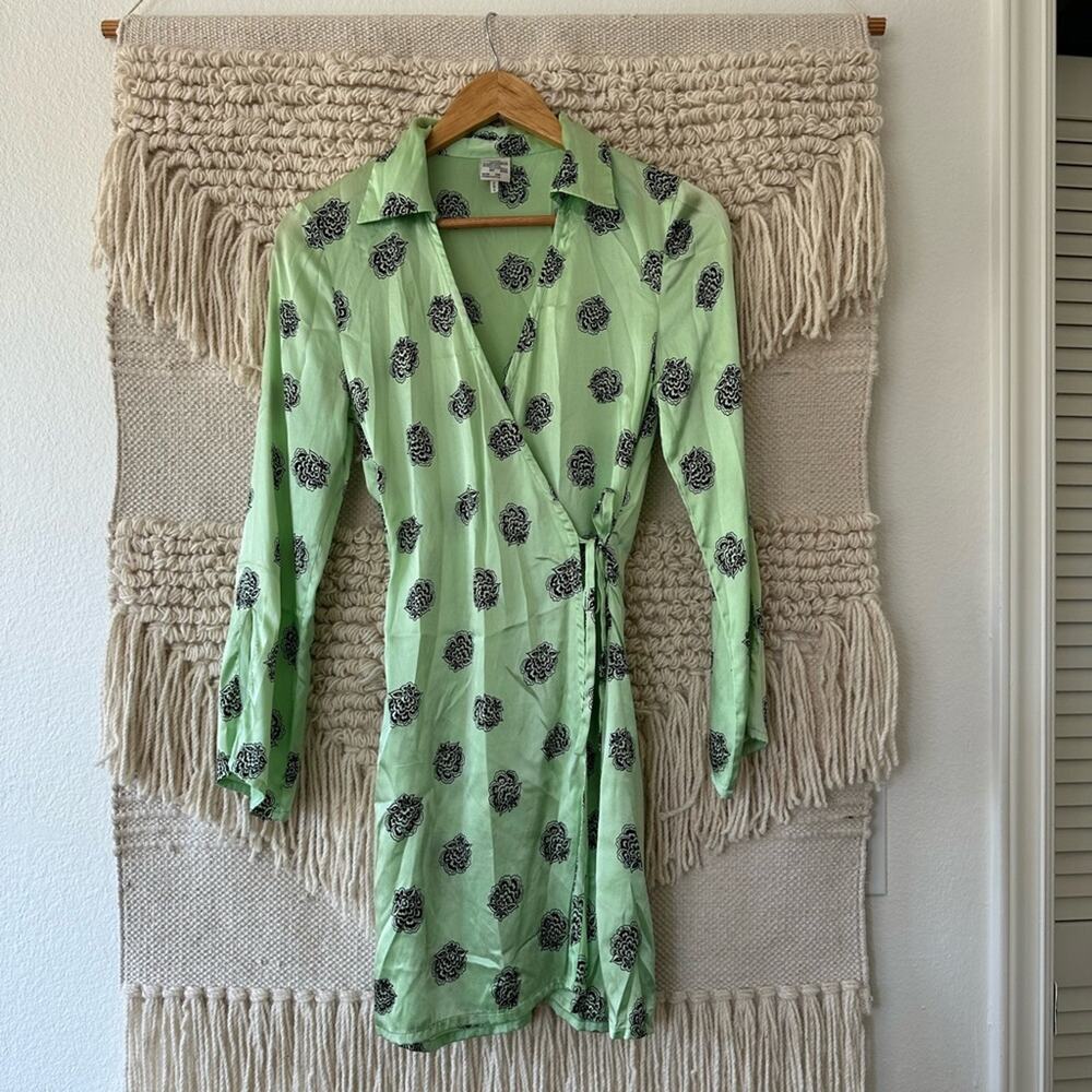 Baum Und Pferdgarten Appel Silk Wrap Dress